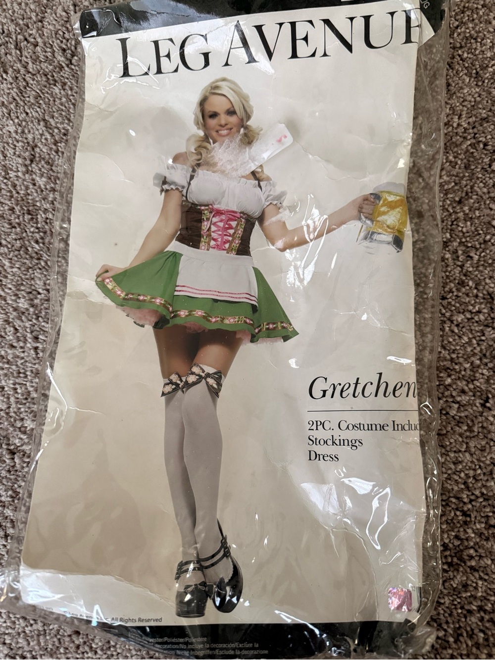 Leg Avenue Green and White Gretchen Oktoberfest Women’s Costume
